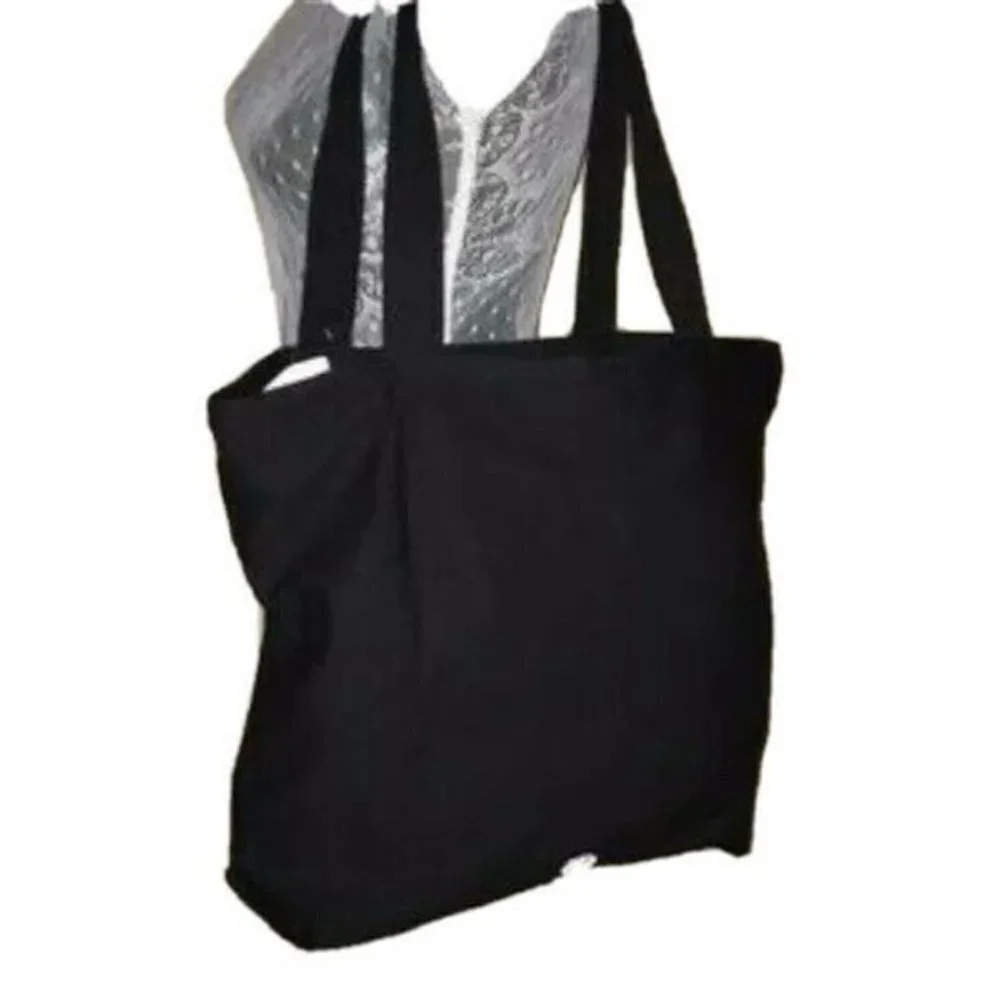 Layer 8 Studio Tote bag Black Strong is Beautifull